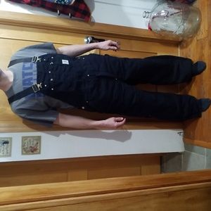 Carharrt Polar lined insulated Bibs 34x34